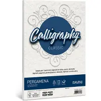 Favini Perkament 50 vel A4 190 g/m2 inkjet kleur Naturel Wit Calligraphy Bianco 01