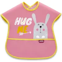 BABYJEM Slabbetje XL met doekje roze