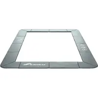Akrobat Trampoline Rand Rechthoekig Flat To The Ground Primus 430x305 cm Antraciet