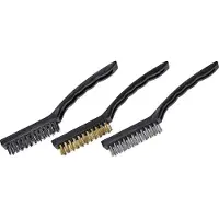 Kwb staalborstel - RVS + Nylon + Koper - Draadlengte 15 mm - Set 3 stuks