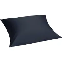 Yumeko Kussensloop Katoensatijn 60x70 Blauw - Eco, Bio & Fairtrade