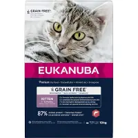 Eukanuba Kitten met zalm graanvrij kattenvoer 10 kg