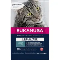 Eukanuba Adult met zalm graanvrij kattenvoer 2 x 10 kg