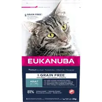 Eukanuba Adult met zalm graanvrij kattenvoer 2 x 10 kg