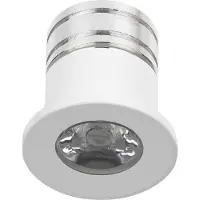 Velvalux LED Veranda Spot Verlichting - - 3W - Warm Wit 3000K - Inbouw - Dimbaar - Rond - Mat Wit - Aluminium - Ø31mm