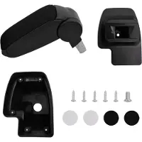 vidaXL Autoarmsteun 15x35x(33-49,5) cm ABS zwart