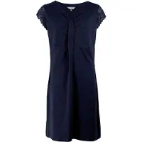 Irresistible Dames Nachthemd - 100% Katoen - Navy Blauw - Maat M