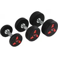 Taurus TPU-halter 2kg 1 stuk – Duurzame en Vormvaste Dumbbell met Geribbelde Grip – Krasbestendig en Stofafstotend – Geschikt voor Thuis en Sportschool – Verkrijgbaar in Diverse Gewichten