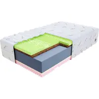 FDM RELAX Matras 120x200 cm - Koudschuim Matrassen Tweepersoons - Hoogte 22 cm H3 en H4 - Dubbelzijdig - 7 zones - Afritsbaar hoes wasbaar - Öko-Tex gecertificeerd - Antiallergisch en Ademende