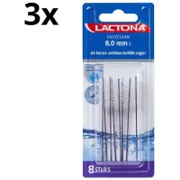 Lactona Ragers EasyClean L 8.0mm Paars - 3 x 8 stuks - Voordeelverpakking