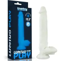 Lovetoy - Glow in the dark - 10.5'' Lumino Play Silicone Dildo