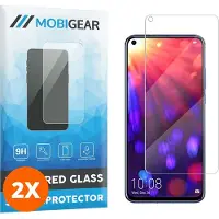 Mobigear Screenprotector geschikt voor HONOR View 20 Glazen | Screenprotector - Case Friendly (2-Pack)