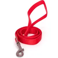 Nobleza Hondenriem Hond - Hondenlijn 120 cm - Nylon Leiband - Sterke Looplijn voor Grote Honden - 2,5 cm Breed - Rood