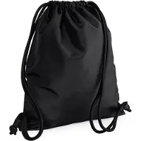 Bagbase Icon Gymsac Sporttas - 11 Liter Black/Black