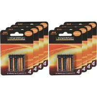 Powerful Batterijen - AAA type - 32x stuks - Alkaline - Long life