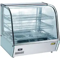 Buffalo warmhoudvitrine 120L 67(h) x 68,7(b) x 56,8(d)cm