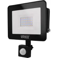 Yphix LED Schijnwerper met bewegingsmelder Pro 50W 3000K IP44 - Buitenlamp met bewegingssensor