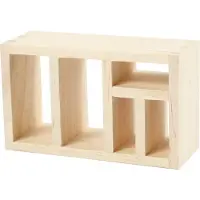 Packlinq Boekenplank, H: 10 cm, L: 6 cm, B: 4 cm, 1 stuk