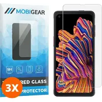 Mobigear Screenprotector geschikt voor Samsung Galaxy Xcover Pro Glazen | Screenprotector - Case Friendly (3-Pack)