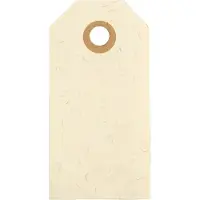 Packlinq Manilla-labels, afm 4x8 cm, 250 gr, crème, 20 stuk/ 1 doos
