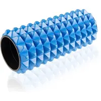 Taurus Foamroller Blauw - Massagerol - Fasciarol- Fitnessroller – Rol – Pilates – Met noppen
