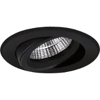 Yphix Verona - Inbouwspot Zwart Rond - Kantelbaar - 1 Lichtpunt - Ø 82mm