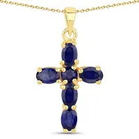Rafaela Donata Ketting marine / goudgeel