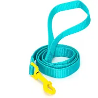Nobleza Hondenlijn lengte 120 cm - Hondenriem - Uitlaatriem - Riem hond - Puppy riem - Fluorescerend - Nylon - Blauw