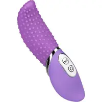 EIS , vibrator, noppen oplegvibrator, 16 cm, waterdicht, huidvriendelijk materiaal, tongvormig