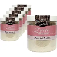 Van Vliet 6 Potten Zwart/Wit Zoet Jumbo á 150 gram - Voordeelverpakking Snoepgoed