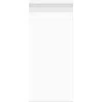 Packlinq Plastic Zakken 7,5x14,6cm Transparant en Hersluitbaar (100 stuks) | Plastic zak