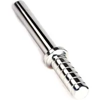 Black Label - Plain Stick - Hole Rammer - RVS Dildo met Handvat