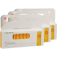 Shell Batterijen - AAA type - 36x stuks - Alkaline - Long life