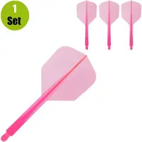 Condor Neon Axe Flight System - Small Pink - Dart Flights