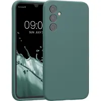 Kwmobile telefoonhoesje geschikt voor Samsung Galaxy A34 5G - TPU backcover met siliconen coating - Smartphone case in Arctische nacht