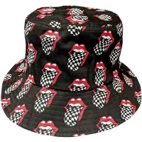 Ginza.se Een pet Checker Tongue Pattern Charcoal Grey