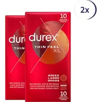 Durex Condooms Thin Feel XL 10st - 2 Stuks - Voordeelverpakking