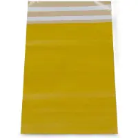 Packlinq Plastic Verzendzakken 35x45+8cm Oker geel (250 st.) | mailingbags