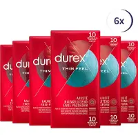Durex Condooms Thin Feel Close Fit 10st - 6 Stuks - Voordeelverpakking
