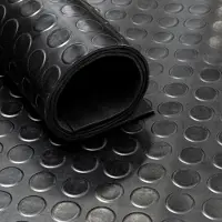 Arbon Rubbermat op rol - Noppen 2,7 mm - Breedte 50 cm - Rubber loper - Per strekkende Meter