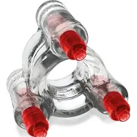 Oxballs - Buzz Squeeze - Vibrerende Ballstretcher - Transparant