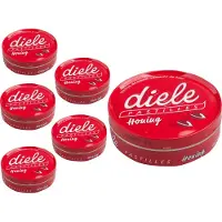 Diele 6 doosjes Pastilles Honing In Blik á 75 gram - Voordeelverpakking Snoepgoed