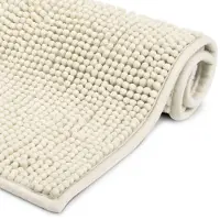 Elegance Beautissu Beaumare WR Badmat Antislip 70x100cm - Douchemat Creme Badmat - WC Tapijt, Vloermat voor Douche of Badkamer