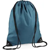 Bagbase Premium Gymsac Sporttas - 11 Liter Airforce Blue