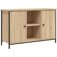 vidaXL Tv-meubel 100x35x65 cm bewerkt hout sonoma eikenkleurig