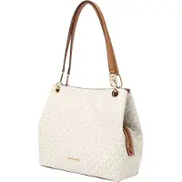 Michael Kors Schoudertas ecru / lichtbeige / karamel