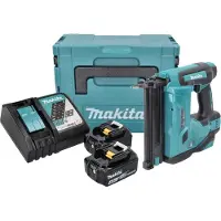 Makita DBN 500 RMJ accu-spijkermachine 18 V 15-50 mm + 2x accu 4,0 Ah + oplader + Makpac
