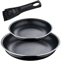 Bergner Pannenset Click & Cook Aluminium (2 Onderdelen)