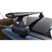 Farad Dakdragers geschikt voor de Opel Adam vanaf 2013 met fixpoints - Aluminium - Hoog laadvermogen 100kg - Wingbar Zwart - Merk