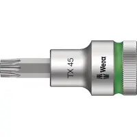 Wera 8767 C HF 05003835001 Binnen-zesrond (TX) Dopsleutel-bitinzet Houderfunctie 12.5 mm 1/2 T 45 1/2 (12,5 mm)